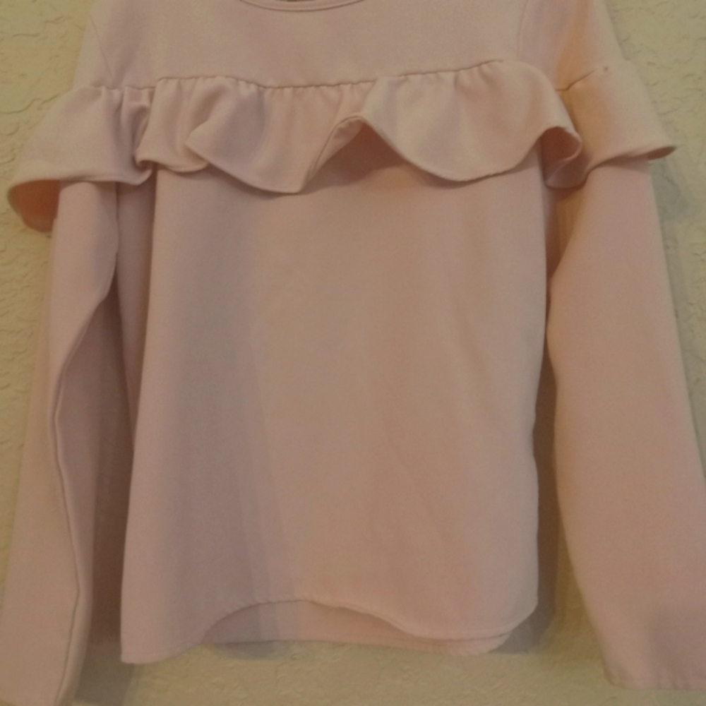 Light blush Pink Jacklyn Smith Blouse  size 7/8